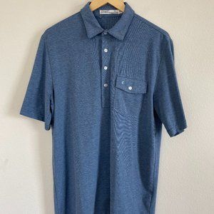Criquet Performance Range Polo, Medium, Blue